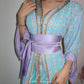 Moroccan Kaftan – Purple & Multicolor Elegance