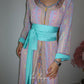 Moroccan Kaftan – Purple & Multicolor Elegance